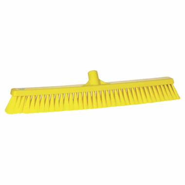 Yellow Vikan Hygiene (610mm / 24") Soft Bristle Brush Head - Each