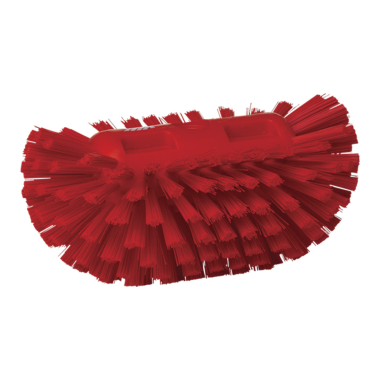 Red Vikan Hygiene (205mm / 8") Stiff Bristle Tank Brush