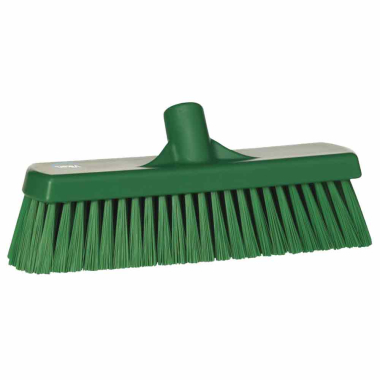 Green Vikan Hygiene (300mm / 11.8") Medium Bristle Brush Head