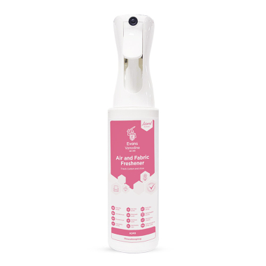 Evans Vanodine Fresh Cotton and Aloe Air and Fabric Freshener - 500ml