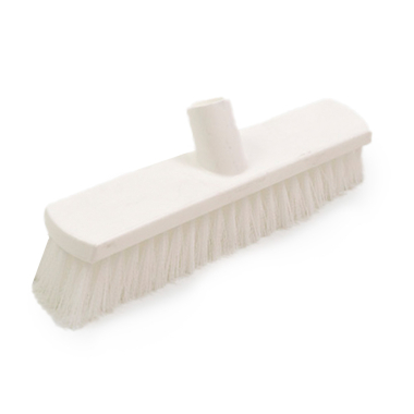B1874 White Stiff Bristle Deck Scrub Brush Head (215mm)
