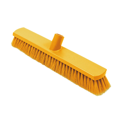 B1878 Yellow Soft Bristle Sweeping Brush (380mm / 15") - Each
