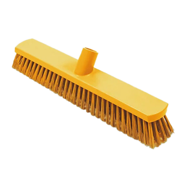 B1879 Yellow Stiff Bristle Sweeping Brush (380mm / 15")
