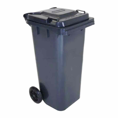 Grey Two Wheel Wheelie Bin - 120ltr - Each