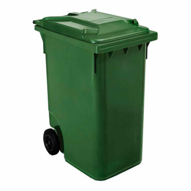 Green Two Wheel Wheelie Bin (360ltr) - Each