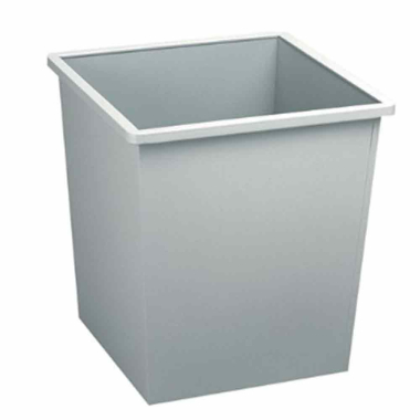 Heavy Duty Square Metal Office Bin (27ltr) - Each