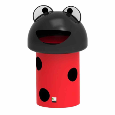 Novelty Ladybug Interior or Exterior Litter Bin (60ltr) - Each