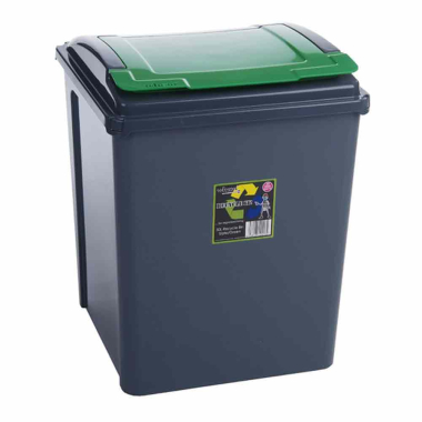 Green Wham! 50ltr Colour Coded Recycling Bin - Each