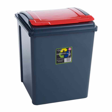 Red Wham! 50ltr Colour Coded Recycling Bin - Each