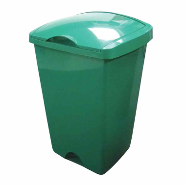 Green Addis 50ltr Lift Top Lid Bin - Each