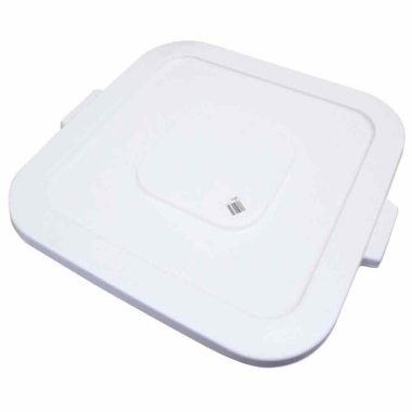 White Huskee Square Storage Bin Lid - Each