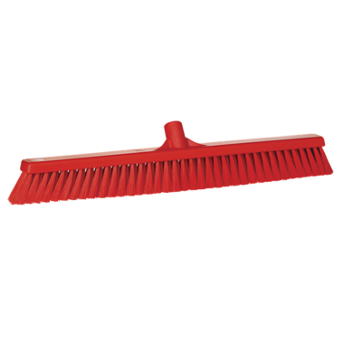 Red Soft Bristle Hygiene Brush Head (45cm / 18") - Each