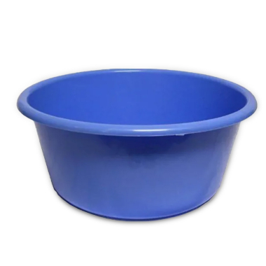 Blue Round Plastic (36cm / 14") Washing Up Bowl - Each
