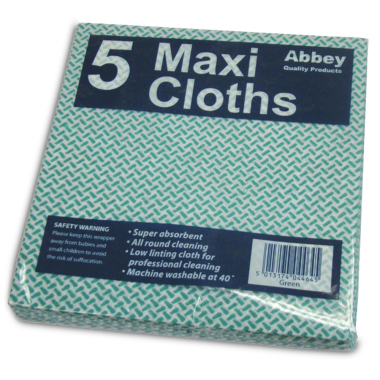 Green System Local Authority Maxi Cleaning Cloth - Pack of 5