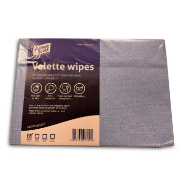 Blue Anti-Bacterial System Plus Cleaning Cloths - Case of 6 x 25