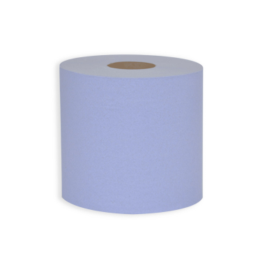 Raphael (RT1B250R) 1ply Blue Towel Rolls - Case of 6