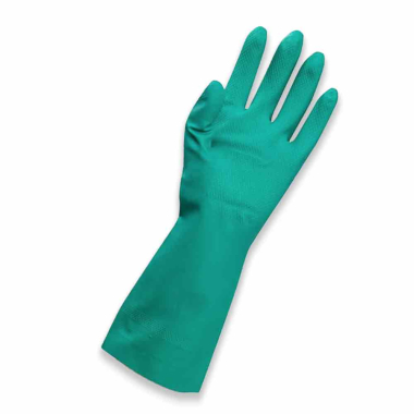 Medium Standard Household Rubber Gloves Pair - Green