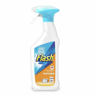 Flash Kitchen Spray Cleaner with Bleach - 450ml