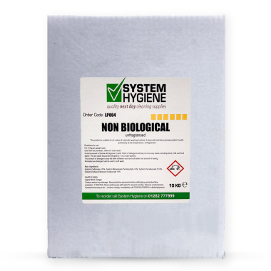 System Hygiene Fragrance Free Non-Bio Laundry Powder - 10kg