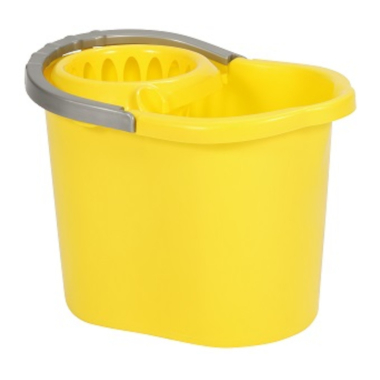Vikan Yellow Mop Bucket and Wringer 12ltr - Each