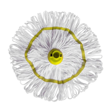 Yellow Optima Hygiene Socket Mop Head (250g) - Each