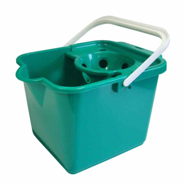 Green Addis Plastic Mop Bucket - 12ltr - Each