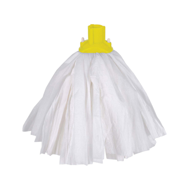 Yellow Exel Big White (120g) Socket Mop Head - Each