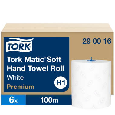 Tork (290016) Premium Hand Towel Rolls - Case of 6