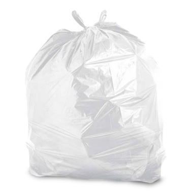 Standard Duty Clear Refuse Sacks (18x29x38") - Case of 200