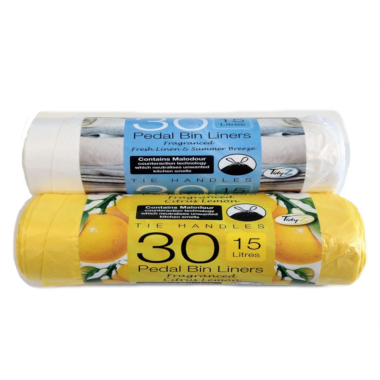 Tidyz Scented Pedal Bin Liners on a Roll - Pack of 30