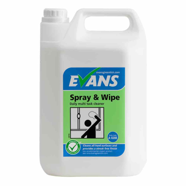 Evans Vanodine Spray & Wipe Cleaner - 5ltr
