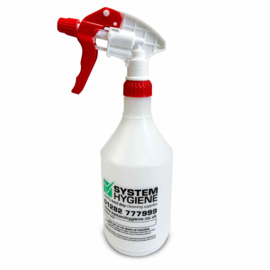 System Hygiene Red Colour Coded Hand Sprayer - 750ml