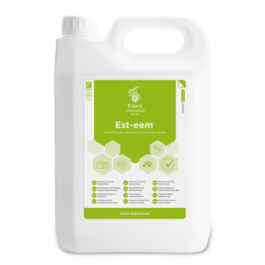 Evans Vanodine Est-Eem Cleaner Sanitiser - 5ltr