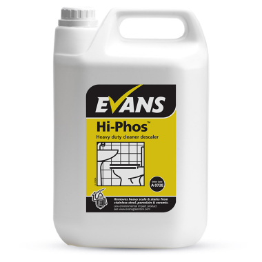 Evans Vanodine Hi-Phos Heavy Duty Cleaner and Descaler - 5ltr