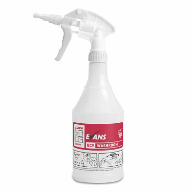 Evans Vanodine EC9 (Red Zone) Empty Washroom Bottle & Trigger Spray