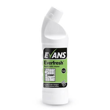 Evans Vanodine Everfresh Apple Toilet & Washroom Cleaner - 1ltr