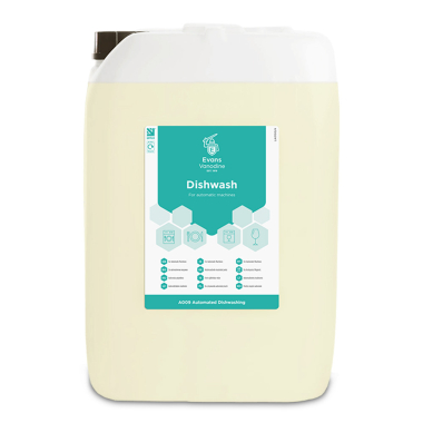 Evans Vanodine Auto Dosing Dishwash Detergent - 10ltr