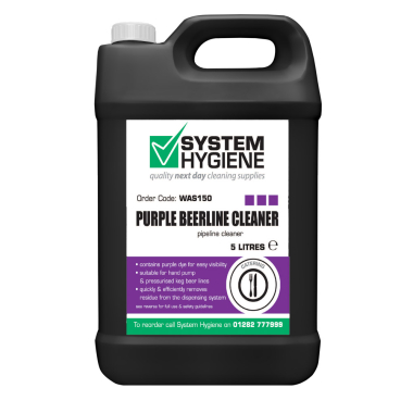 System Hygiene Purple Beerline and Pump Cleaner - 5ltr