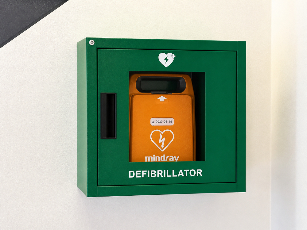 Defibrillator Installed