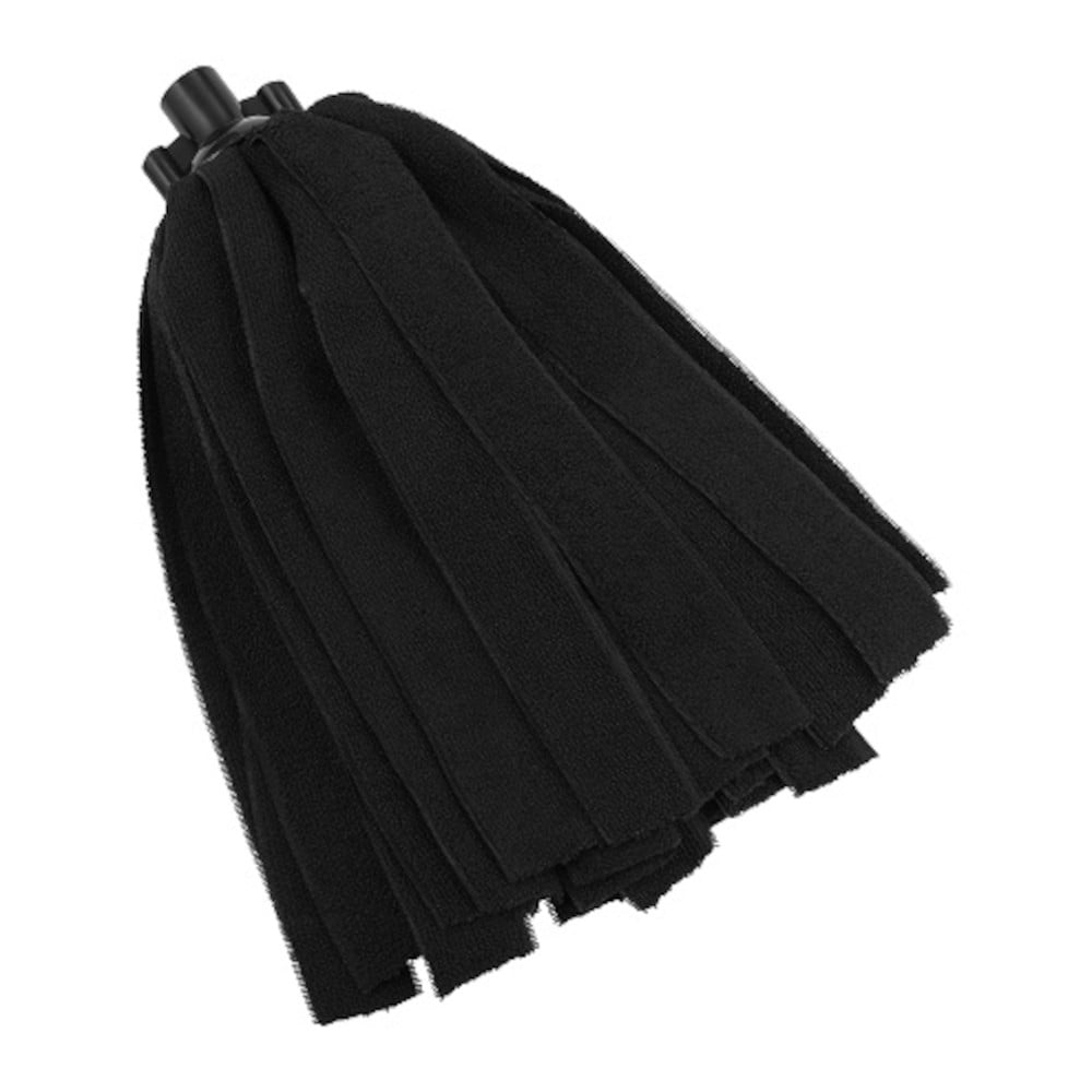 Vikan 3700 Black Microfibre Socket Mop Head (200g) - Each