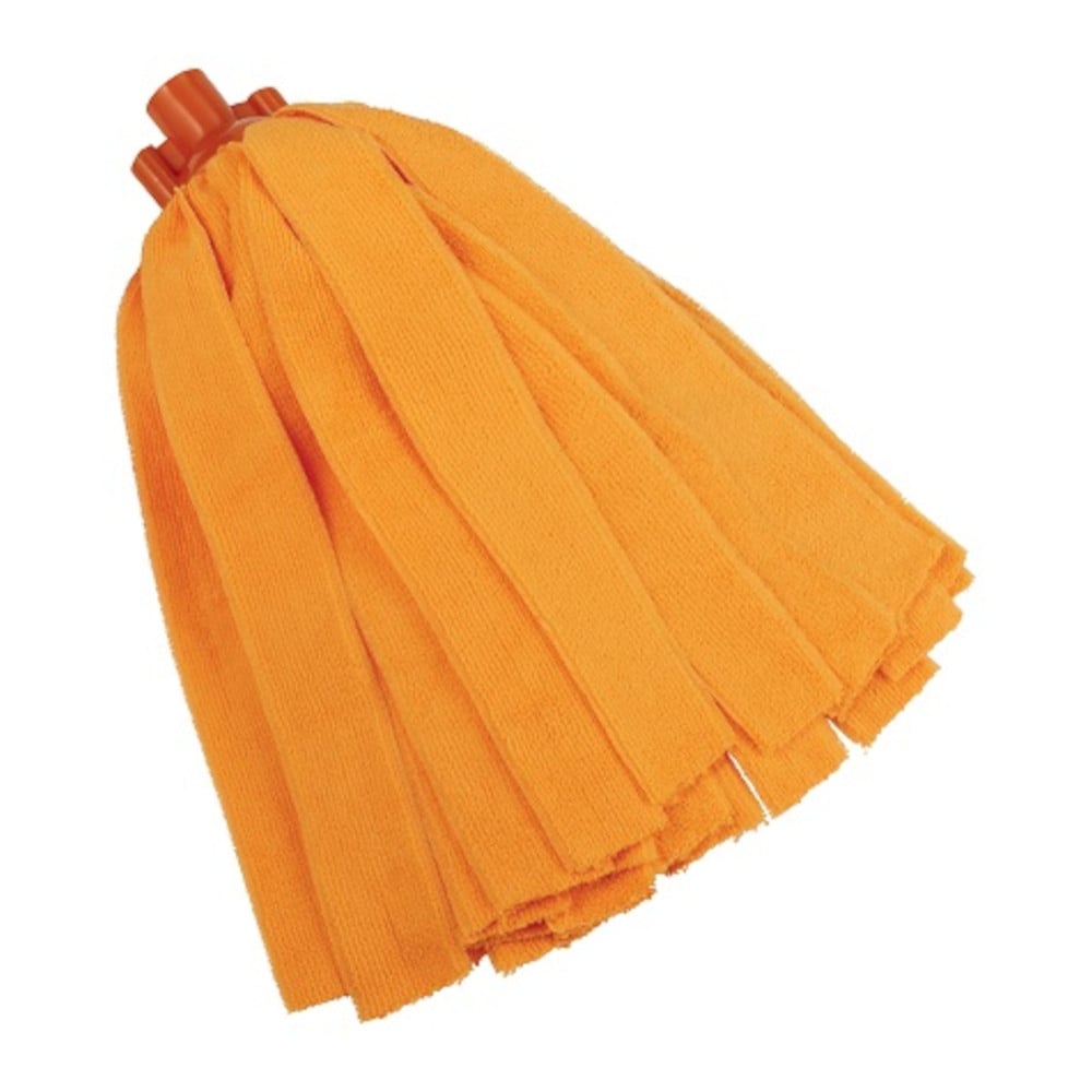 Vikan 3700 Orange Microfibre Socket Mop Head (200g) - Each