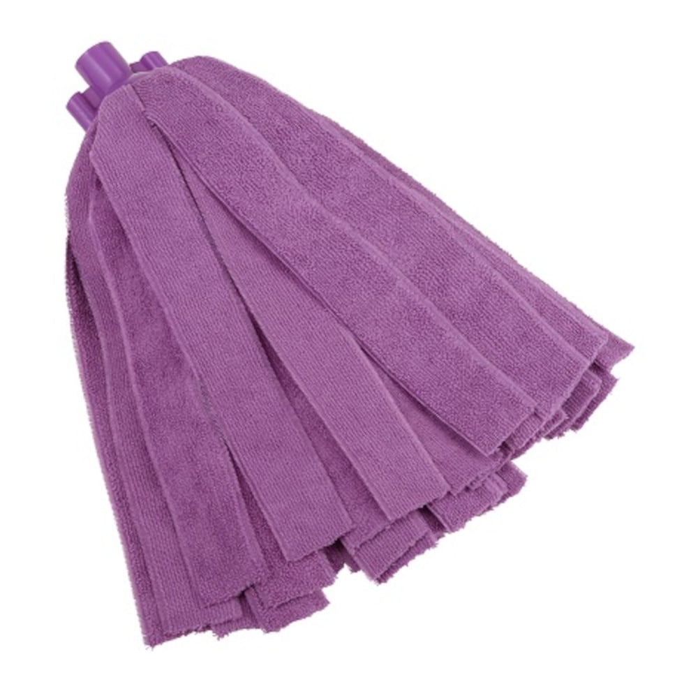 Vikan 3700 Purple Microfibre Socket Mop Head (200g) - Each