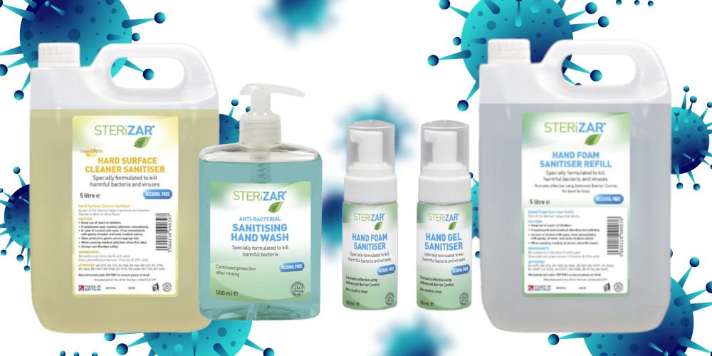 Sterizar Cleaning Range Sterizar Cleaning Range