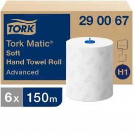 Tork Matic Soft Paper Hand Towel White H1 290067