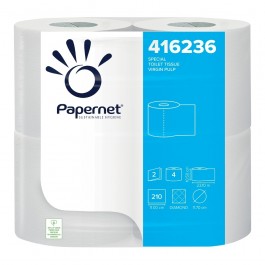 Papernet 2-Ply White Luxury Embossed Toilet Rolls
