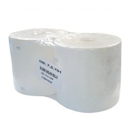 Airlaid 1ply 500 Sheet White Wiper Roll - Case of 2