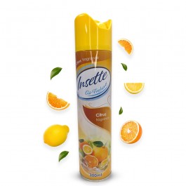 Insette Citrus Fruits Aerosol Air Freshener 350ml System Hygiene