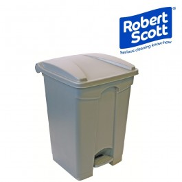 87ltr Polypropylene Pedal Bins - Available in Either Grey or Yellow