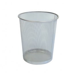 Silver Mesh Executive Office Waste Paper Bin