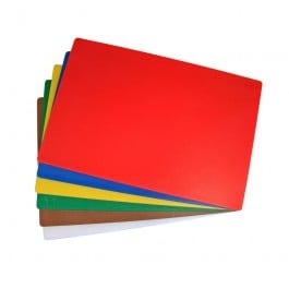 300x450mm (12x18") Plastic Chopping Board - Colour Coded